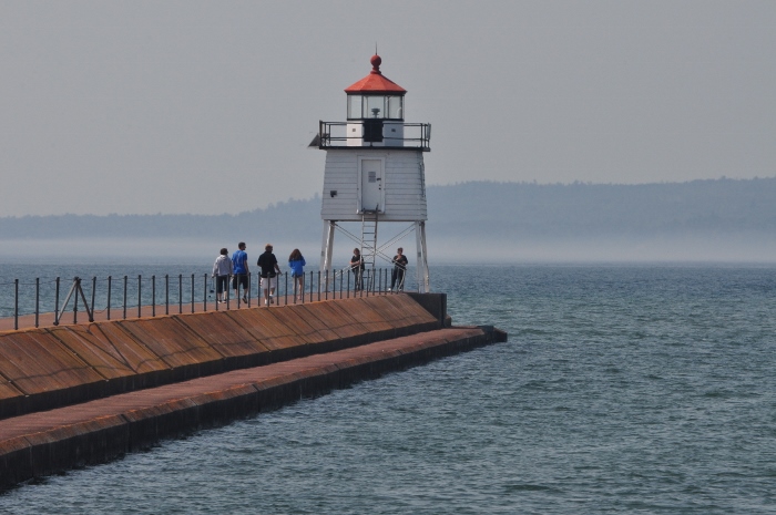 The Two Harbors Breakwater Lighthouse